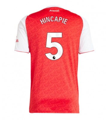 Arsenal Piero Hincapie #5 Hjemmebanetrøje 2025-26 Kort ærmer